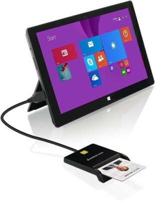 Iogear USB Common Access Smart Card Card Reader Non-TAA GSR212 schwarz