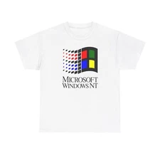 Vintage Computer Tech Windows NT Gildan Unisex Heavy Cotton Tee
