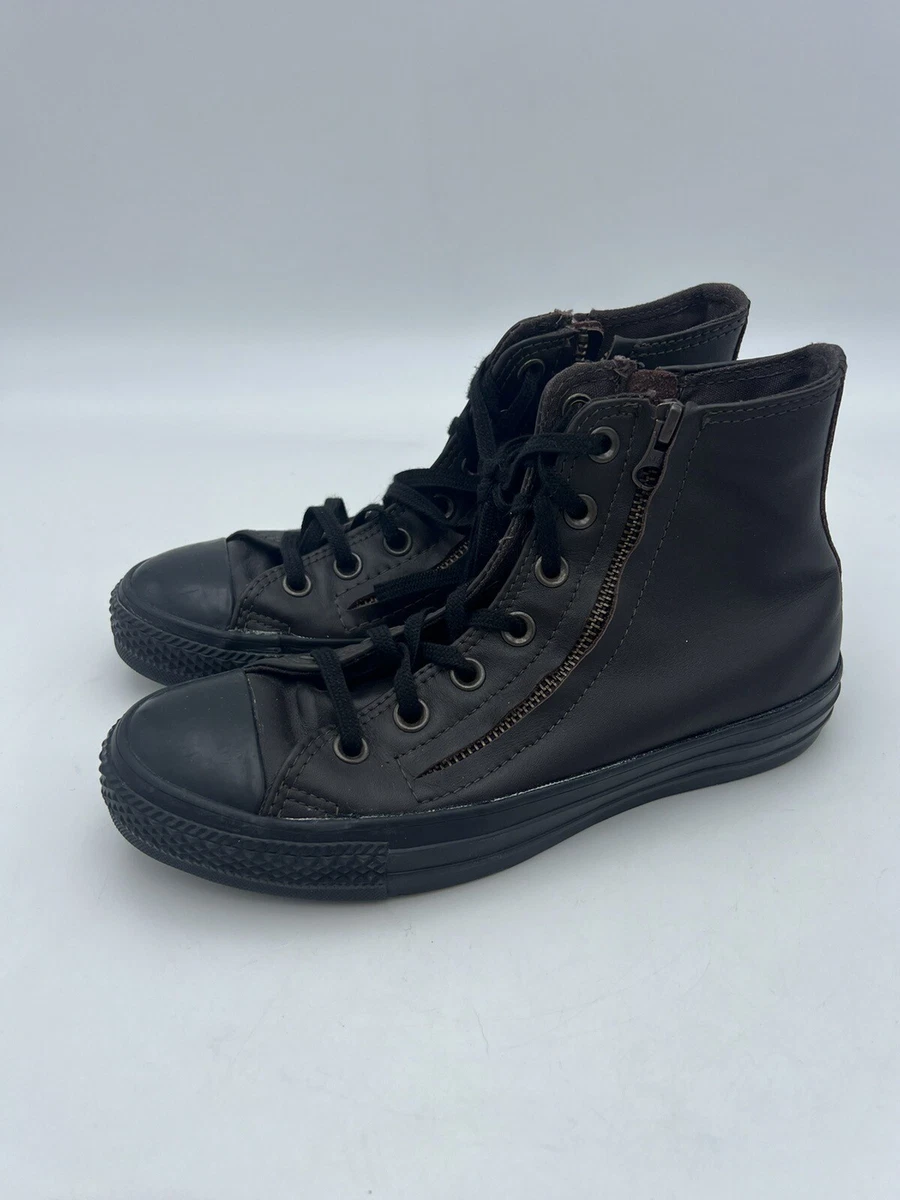 Converse chuck taylor double top zip hi sneakers mens