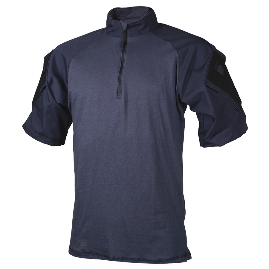 Tru-Spec Navy/Navy 1/4 Zip short Sleeve Combat Shirt | eBay