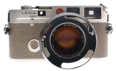 75 LEICA M6 LIMITED MINT PLATINUM SUMMILUX 1.4/50mm LENS RARE SNAKE SKIN # I 125