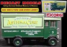 1926 AEC 508 CABOVER VINTAGE LORRY; POTTER & CLARKE LTD; CORGI COLLECTORS MODEL