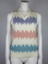 VINTAGE WOMEN'S SWEATER VEST - KENNETH ALLEN - SIZE M