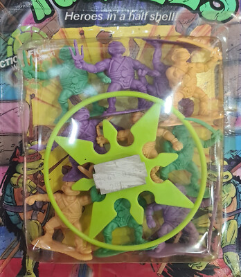 Vintage 90s TMNT Teeanae Mutant Ninja Turtles blister 10 figures