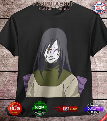Orochimaru Shirt Naruto Shippuden Sasuke Kakashi Anime Tee T-Shirt All Size