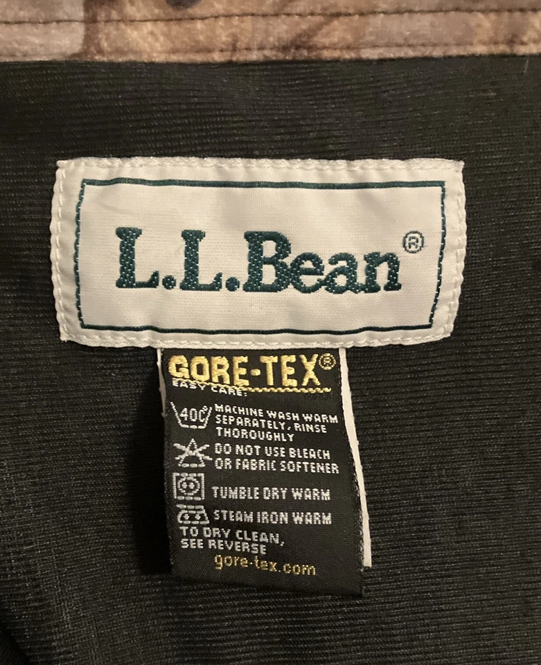 LL Bean Pants Men’s XLARGE GORE-TEX Advantage Camo Hunting Shooting Vintage 90’s - Image 3 of 4