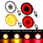 4X 1157 LED Front Rear Turn Signal Light For Harley Davidson Touring Road Glide