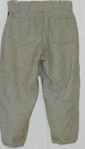 Um 1940 -50er Jahre, Hampton Baseball Wolluniform mit Larry's Barber Shop auf der Rückseite - Bild 8 von 10