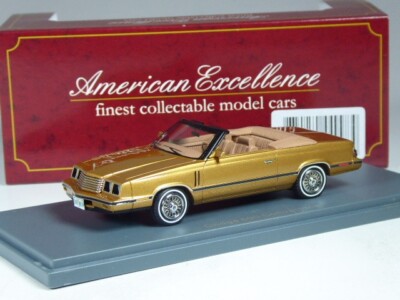 (KI-04-40) Neo Scale Models Dodge 600 Convertible gold metallic in 1:43 in OVP