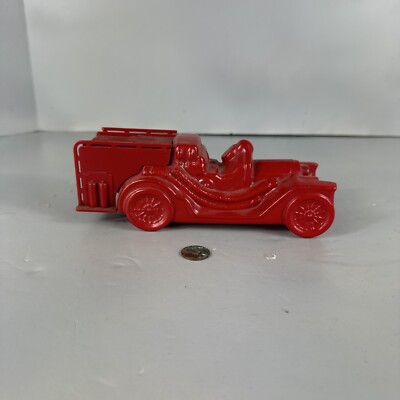 Vintage Red Fire Fighter Truck Avon Wild Country After