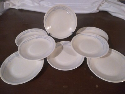 Set of Corelle BLUE LILY Bread Dessert Plates 3/4