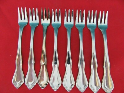 127.  Set of 8 5-1/2'' Cocktail Seafood Relish Forks  DJ Japan
