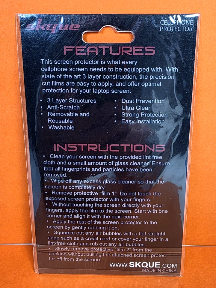 Screen Protector for Motorola Droid Bionic ~ 2 Pack, Brand New ~ Free Shipping! - Image 2 of 2