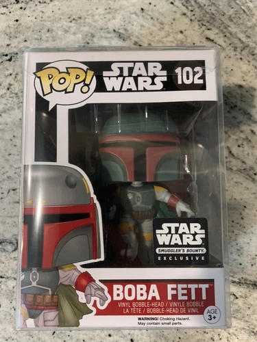 Funko Pop! Star Wars BOBA FETT 102 - Smuggler’s Bounty Exclusive - Great Box!
