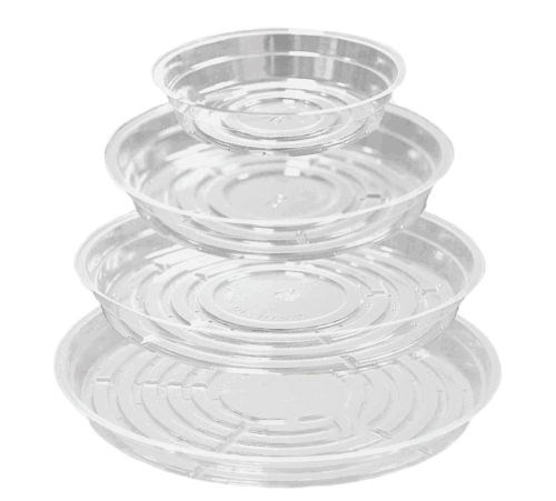 20Pack 10in 12in Plant Saucer Clear Plastic Drip Trays Plate Dish Plant Pot Tool - Picture 3 of 17