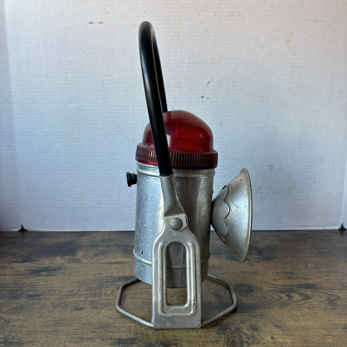 Vintage Edwin Lane Co Chicago Railroad Lantern Lamp Double Light