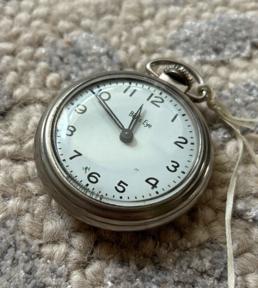 Vintage Westclox Bulls Eye Pocket Watch  - Image 2 of 4