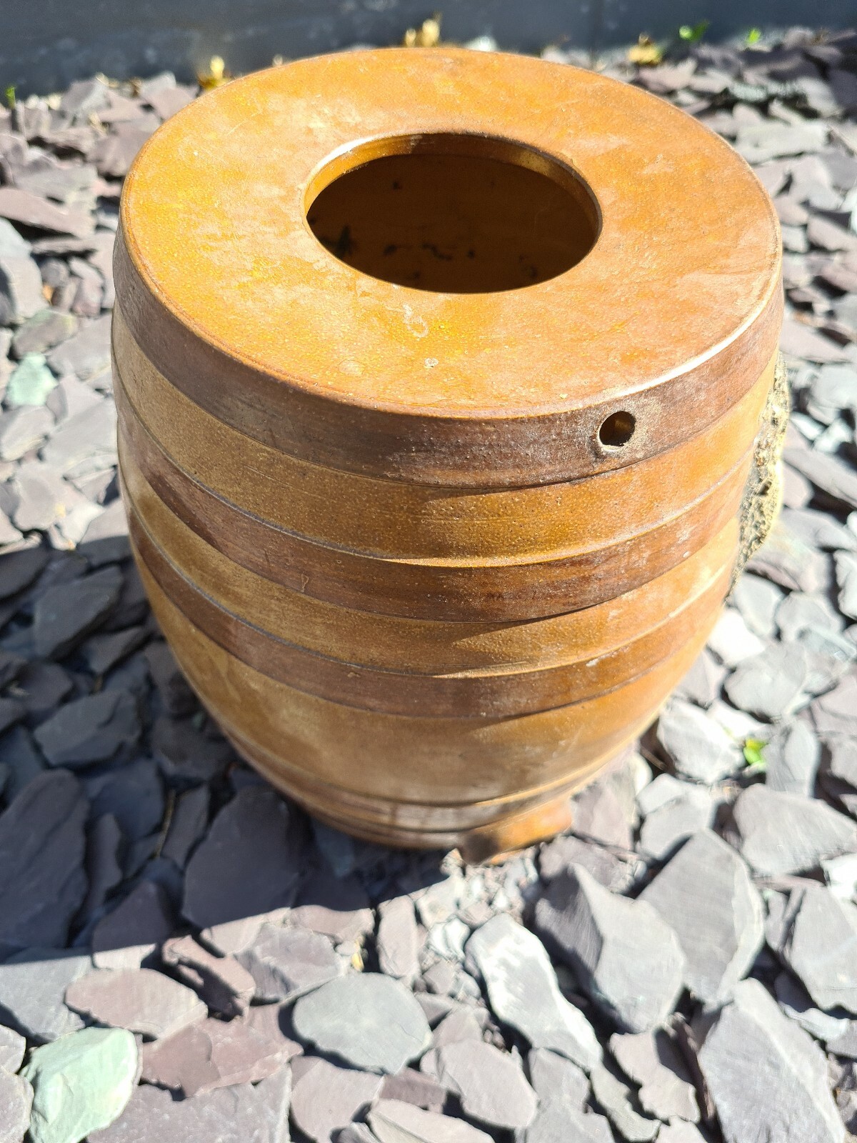Decorative Vintage Clay Beer Barrel eBay