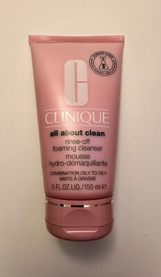 Clinique Rinse Off Foaming Cleanser Face Wash - 5oz.