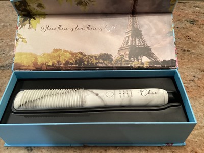 LE CHIC TRES CHIC LUXE IONIC COMB WITH TEMPERATURE CONTROL HAIR STRAIGHTENER 