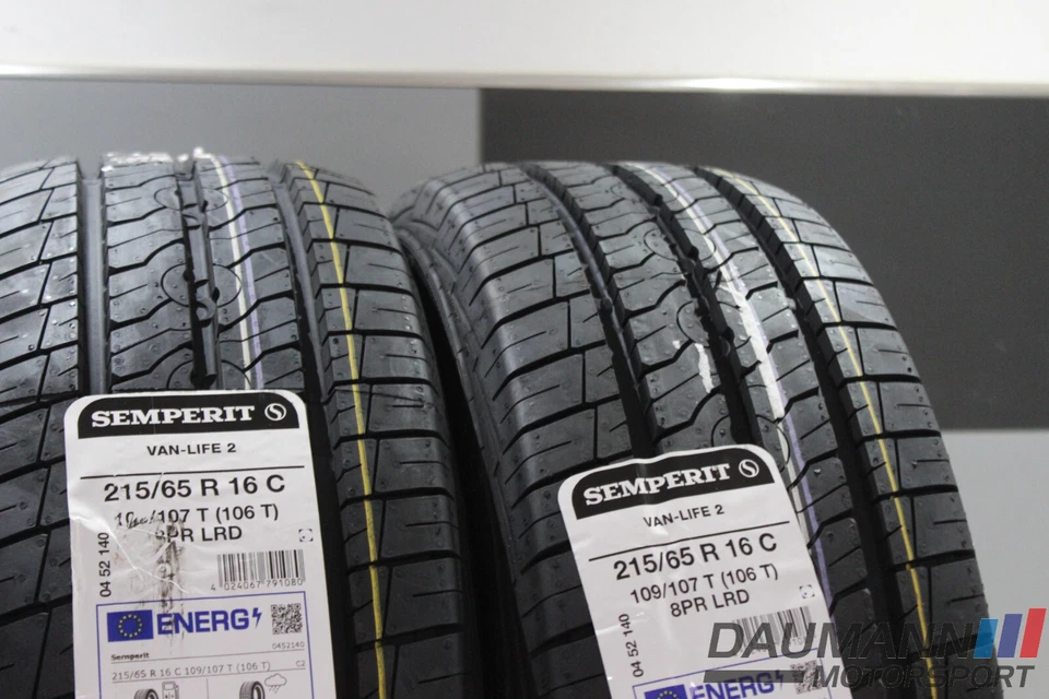 4x SOMMERREIFEN + Semperit Van-Life 2 + 215/65 R16 109 107 T + Reifen Sommer NEU - Bild 3 von 4