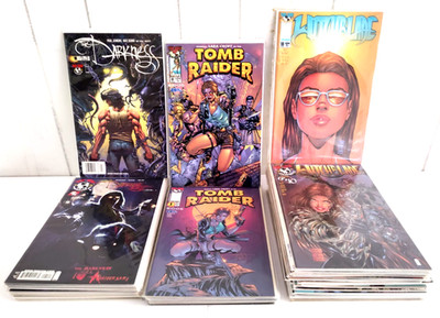 Tomb Raider Lot of 50 Image Comics  Witchblade 1st App Darkness