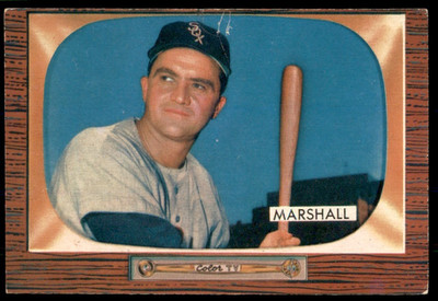 1955 Bowman #131  WILLARD MARSHALL  Chicago White Sox  EX (Scratched Top Mid)