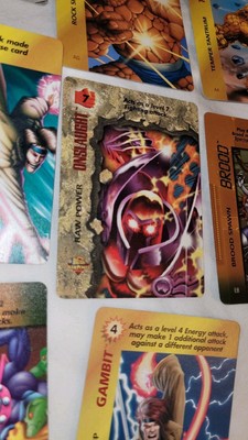 1995 Marvel Fleer Overpower Original Card Lot 81 Cards Thor Thing Onslaught Used
