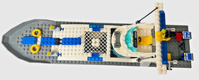 LEGO City 7287 Police Boat 2011 Retired Complete w/ Minifigures Manual
