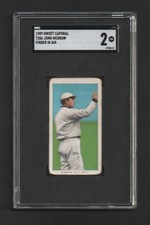 1909 T206 Sweet Caporal JOHN McGRAW HOF ~ Finger in Air  ~ Nice SGC 2 ~~ LOOK