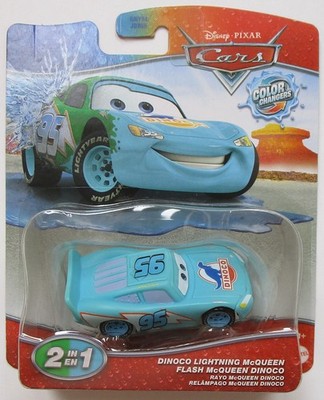 Disney Pixar Cars Color Changers - Dinoco Lightning McQueen