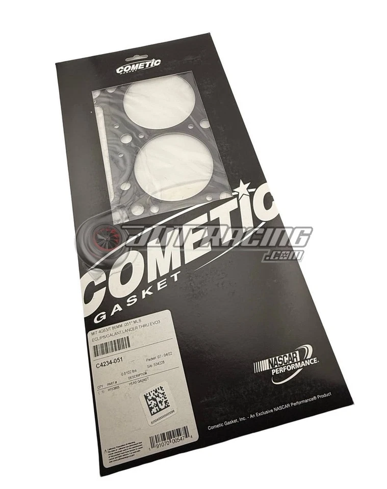 New Cometic MLS Head Gasket .051" 86mm for 1990-1994 Plymouth Laser RS 4G63 DSM - Image 3 of 4