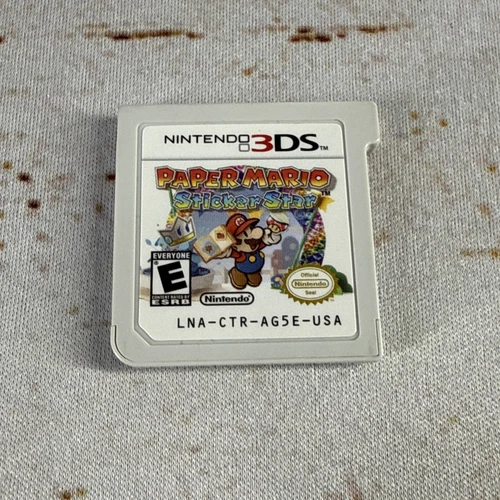 Paper Mario Sticker Star Nintendo 3DS Authentic Cartridge Only