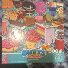 Ceaco Butts on Things Art Puzzle 500 Pieces Brian Cook 14 Interlocking