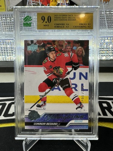 Connor Bedard [Deluxe] #451 2023 Upper Deck card