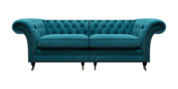 Neu Zweisitzer Sofa Couch PolstermöBel Wohnzimmer Chesterfield Designer-image