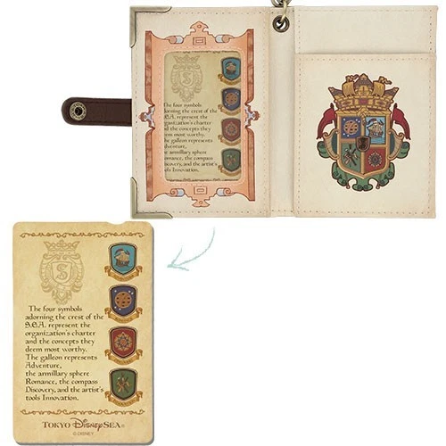 Tokyo Disney Sea 25th Anniversary Mickey Jubilee Journey Pass Case 8 Theme Ports