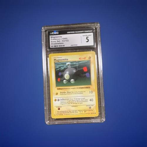 Magnemite (Shadowless) graded CGC 5 for sale on eBay