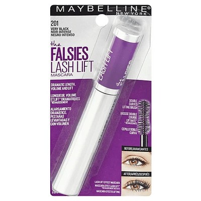Maybelline The Falsies Lash Lift washable Mascara - 201 VERY BLACK - NEW SEALED