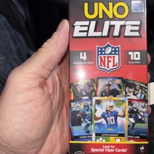 UNO Elite NFL Draft Pack Plus Card Game