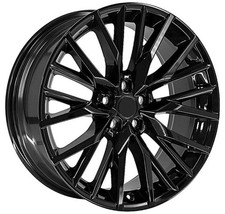 20 Inch 5x114 Gloss Black Replica Rims 74339 Wheels Fits Lexus Toyota 5x4.5