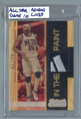 2007 Trademark Moves Vince Carter /10 In the Paint - All Star Patch  Adidas Logo