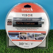  NEW SIRIUS Satellite Radio XACT VISOR AXTR3CK Receiver With Vehicle Car Kit