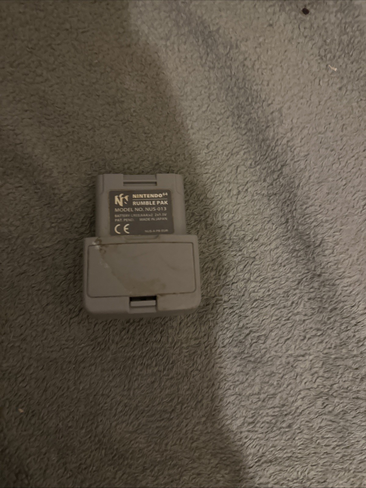 Nintendo 64 Rumble Pak NUS-013 OEM N64 Pack - Official