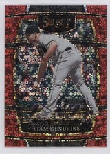 2022 Panini Select Concourse Red Disco Prizm Liam Hendriks #64 14xt