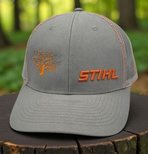 All Seasons Tree Care STIHL Outfitters Apparel Trucker Mesh Snapback Hat Cap