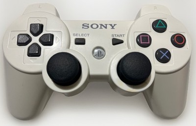 Sony PS3 DualShock 3 Wireless Controller   White OEM Original Tested