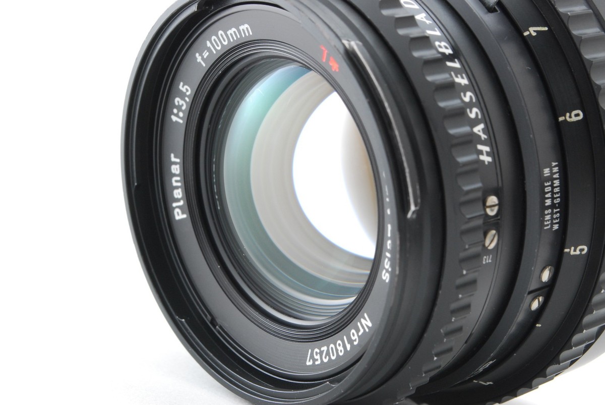 MINT] Hasselblad Carl Zeiss Planar C T* 100mm F/3.5 MF Lens w/Hood
