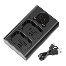 Neewer Dual USB Charger for Sony NPFZ100 Battery with LCD Display for A1 A7