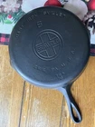 Griswold #8 Large Block Logo Cast Iron Skillet Smooth Bottom 704 *RESTORED*FLAT*